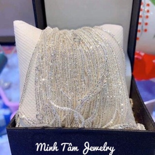 DÂY CHUYỀN BẠC NỮ✨CHOCKER  LẤP LÁNH BẠC S925