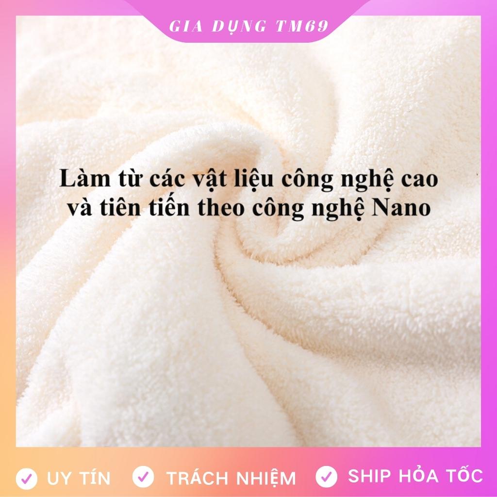 Khăn Quấn Tóc Ủ Nhanh Khô Gội Trùm Quấn Đầu Thời Trang Nữ Siêu Thấm Đa Năng Có Nút Cài, Mũ Ủ Tóc Tại Nhà