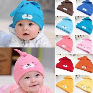 Mũ cotton thắt nút đáng yêu cho bé