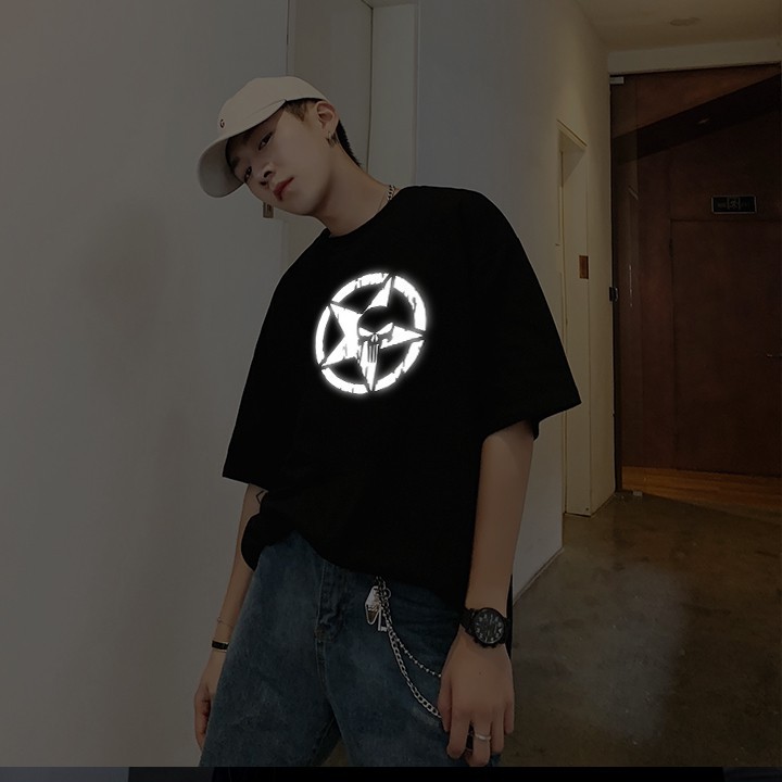 ÁO PHÔNG UNISEX PHẢN QUANG NGÔI SAO | BigBuy360 - bigbuy360.vn