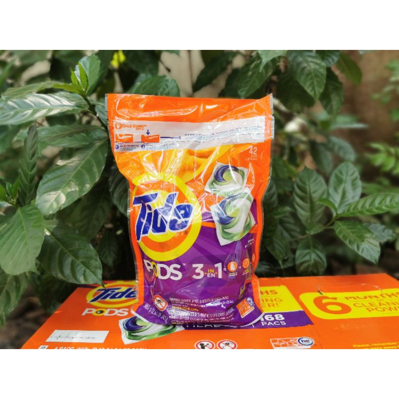 Viên giặt Tide pods 42 viên nhập Mỹ