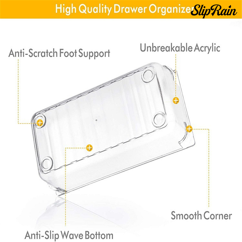 Set 10 Khay Nhựa Chia Ngăn Tủ Đa Năng