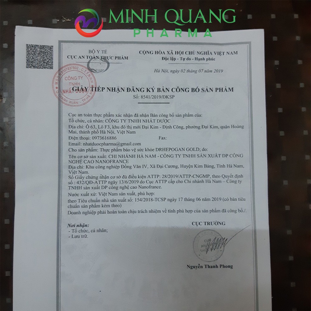 Viên uống HEPOGAN GOLD hỗ trợ giải độc gan, mát gan, tiêu độc lọ 30 viên