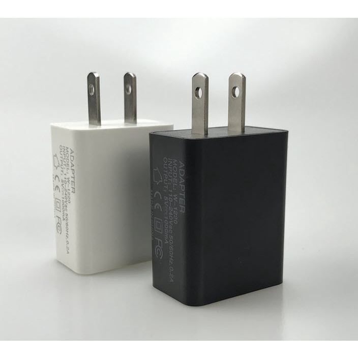 Củ sạc 5V-1A cho thiết bị cầm tay, máy tăm nước, đèn pin...- Hàng cao cấp, bảo hành 12 tháng