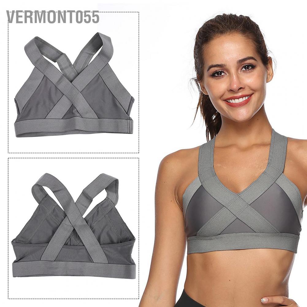 Có thể bán buôn Áo ngực tập gym không dây dành cho nữ Áo tập thể dục Yoga Running Vest Tập thể dục thể thao Vermont055 Hàng giao ngay