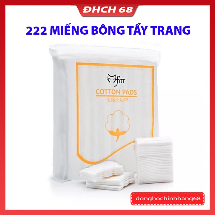 Bông tẩy trang 222 miếng 3 lớp FM Cotton Pads 222 miếng nội địa Trung