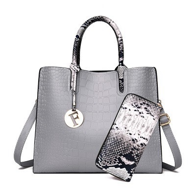 Túi xách nữ công sở họa tiết da cá sấu sang chảnh kèm ví vân da trăn thời trang TX14 | BigBuy360 - bigbuy360.vn