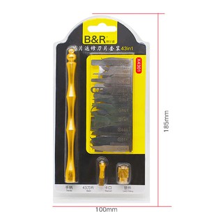 BỘ DAO SỬA IPHONE CPU IPHONE A8,A9,A10 , 43 IN 1