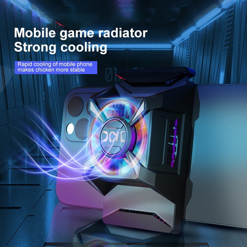 Universal Mobile Phone USB Game Cooler System Cooling Fan Gamepad Holder Stand Radiator For IOS/ Android