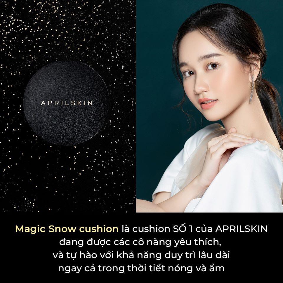 [ Cam Kết Chuẩn Auth] Phấn Nước AprilSkin Black Magic Snow Cushion 2.0 mẫu mới | BigBuy360 - bigbuy360.vn