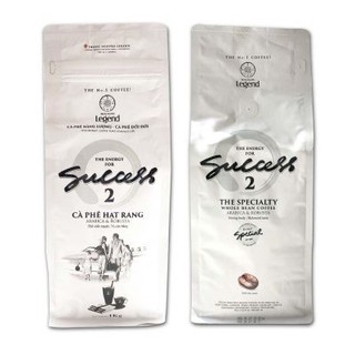 Cà phê hạt rang Trung Nguyên Legend Success 2 - Bịch 1kg