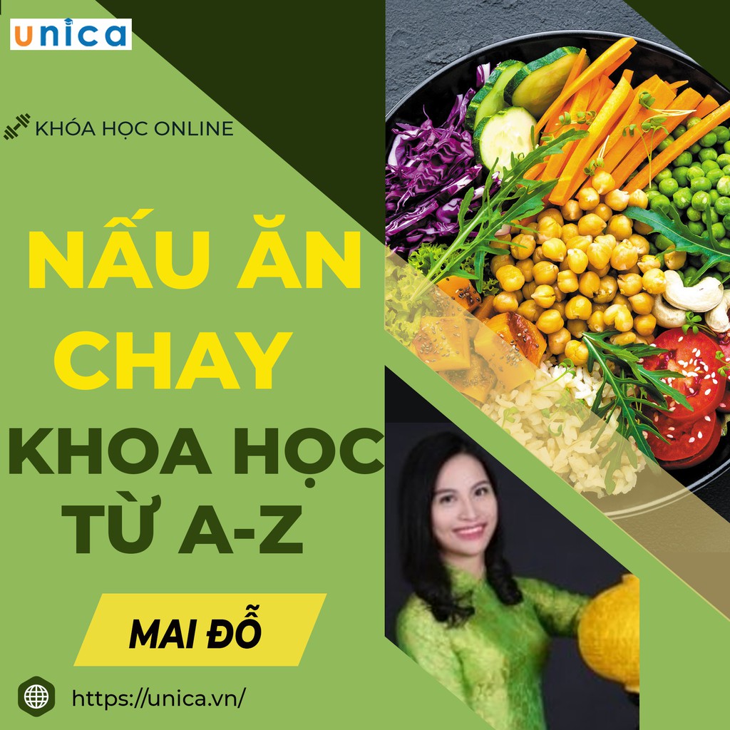 FULL khóa học SỨC KHỎE - Dinh dưỡng - Nấu ăn chay khoa học từ A - Z đơn giản