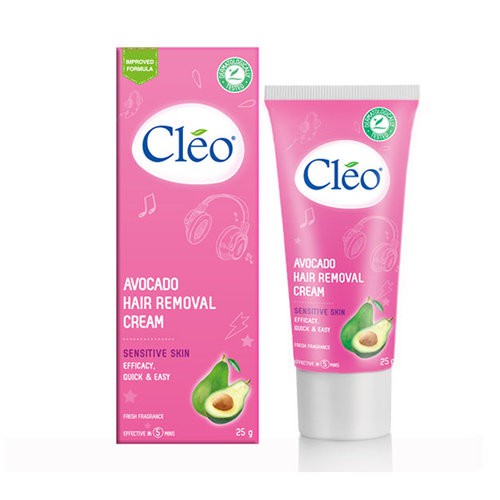 Kem Bơ Tẩy Lông CLEO Cho Da Nhạy Cảm 50g Hasaki Sản phẩm chính hãng