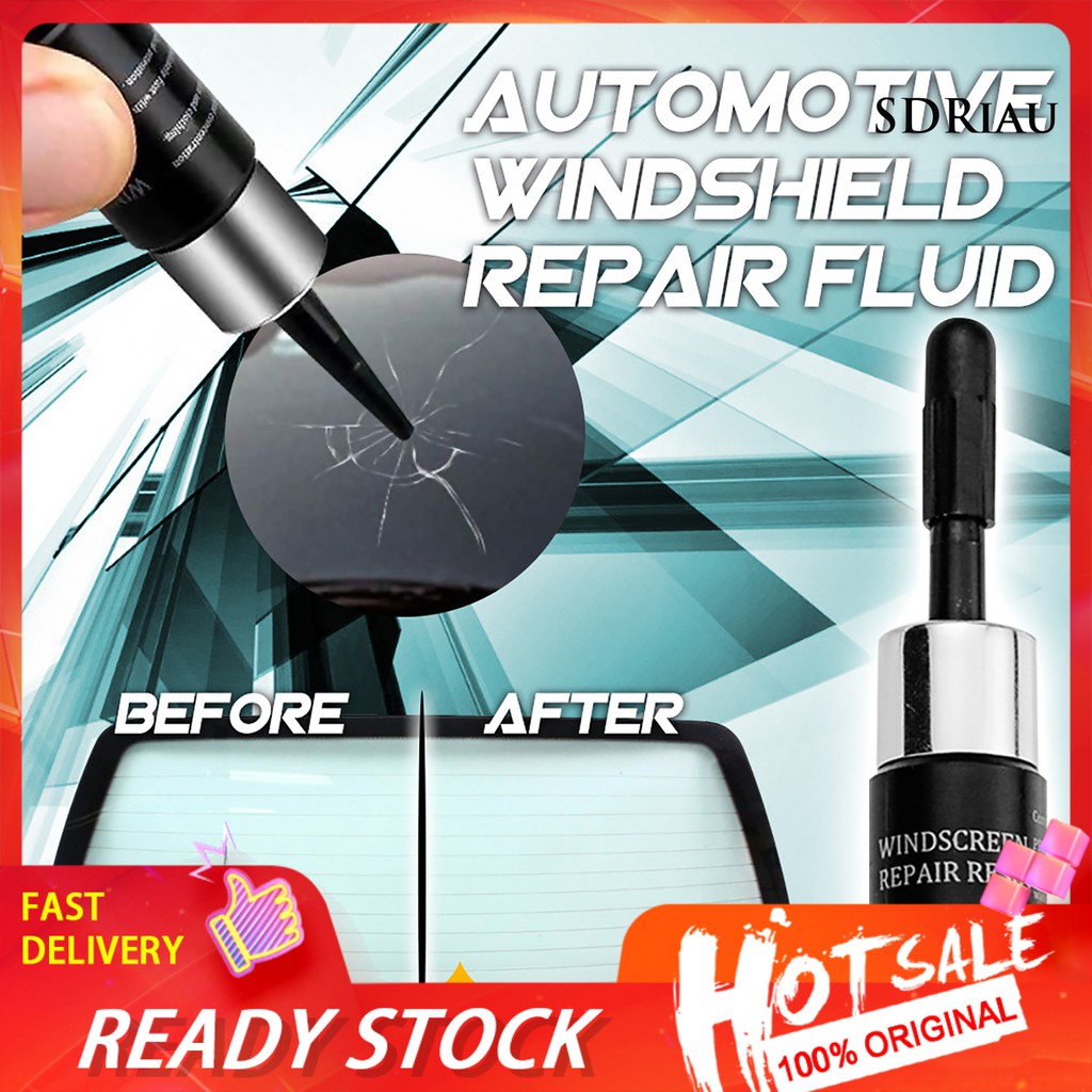 Bộ Dụng Cụ Sửa Chữa Vết Nứt Trên Kính Chắn Gió Xe Hơi Tiện Dụng