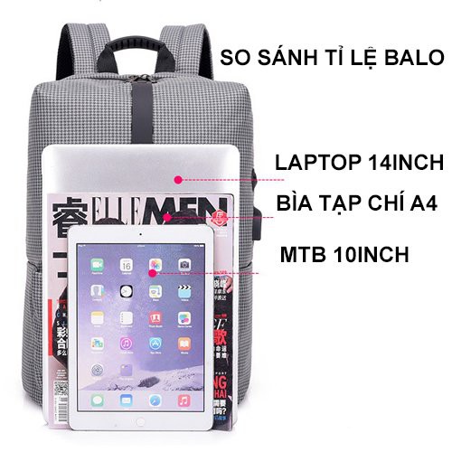 Balo laptop thời trang công nghệ 4.0