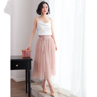 [Quà tặng là dây chun buộc tóc nữ] Áo lụa 2 dây cổ đổ Lucy Outfit thiết kế
