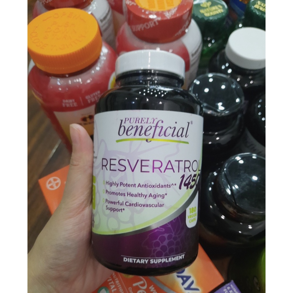 Viên uống Resveratrol 180 viên - Hàng Mỹ