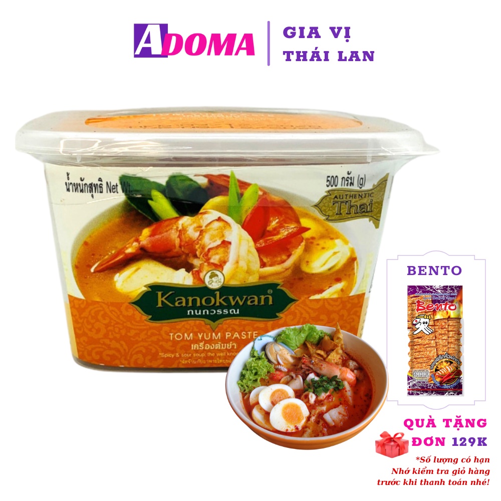 Sốt gia vị Lẩu Tom Yum Chuẩn Vị Thái Kanokwan 30g