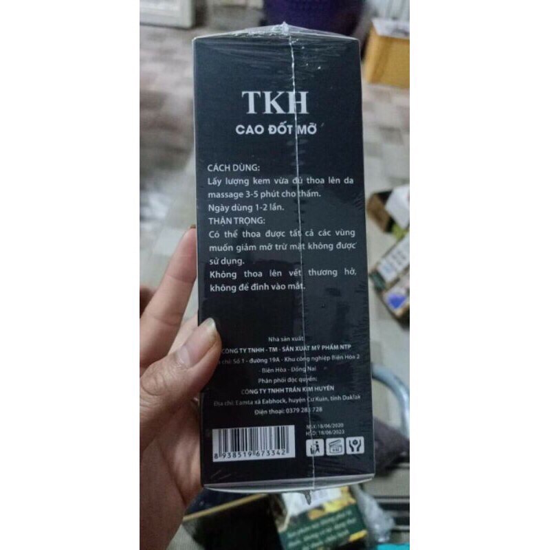 Cao tan mỡ TKH (Tặng 1 thước dây khi mua 1 chai)