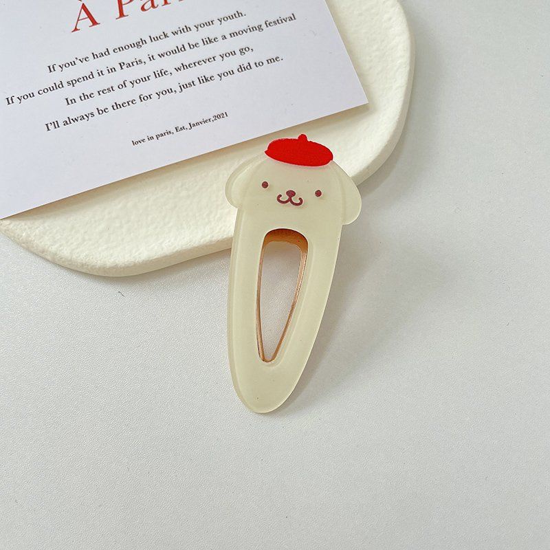 Kẹp Tóc Hình Hoạt Hình Bằng Hợp Kim Xinh Xắn Cho Bé Gái