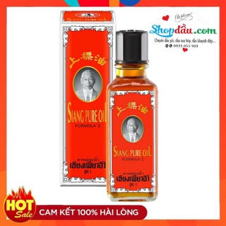 [Chính Hãng] Dầu gió Siang pure Thái Lan 25ml - Nước trắng, vàng
