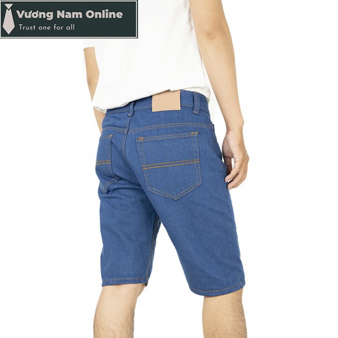 Quần short jean nam đơn giản chất bò dày CÓ SIZE LỚN TỪ 50KG ĐẾN 100KG - VƯƠNG NAM