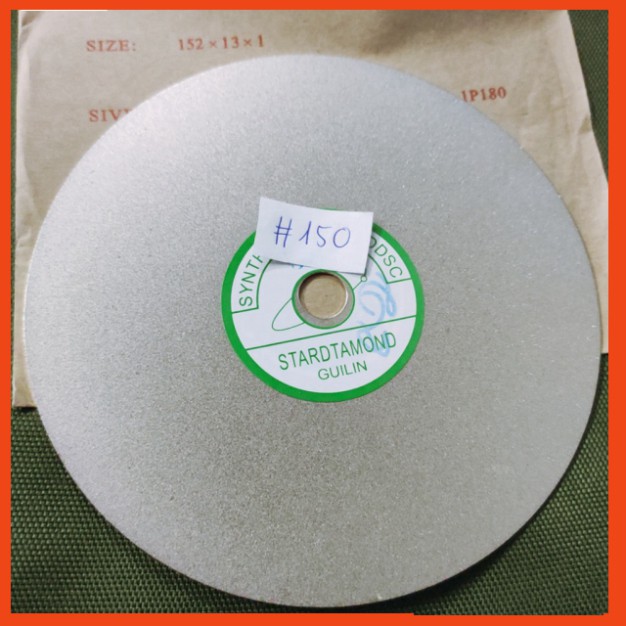 Đĩa mài kim cương, đĩa mài kính 150mm (cc150), mài đá quý, ngọc, hợp kim, kiếng