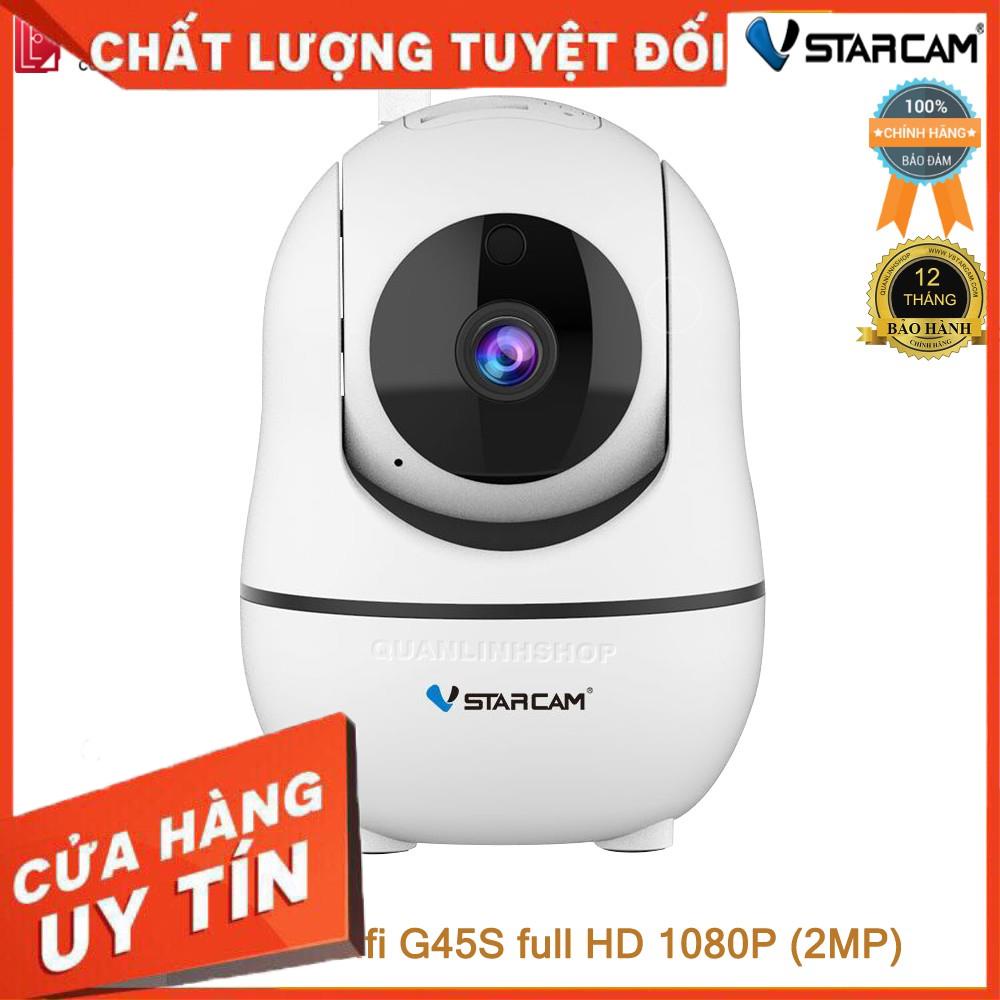 (giá khai trương) Camera giám sát IP wifi hồng ngoại ban đêm Vstarcam G45S Full HD 1080P 2MP