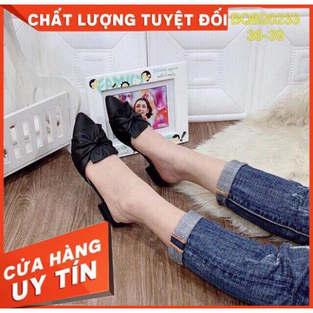 [ Thanh Lý - Hàng Loại Đẹp] Dép Sục Nữ Nơ Dúm Sang Chảnh - Dép Sục Nư - Giày Sục Nữ - Sục Nữ Đẹp - Sục Giày - Sục Nữ