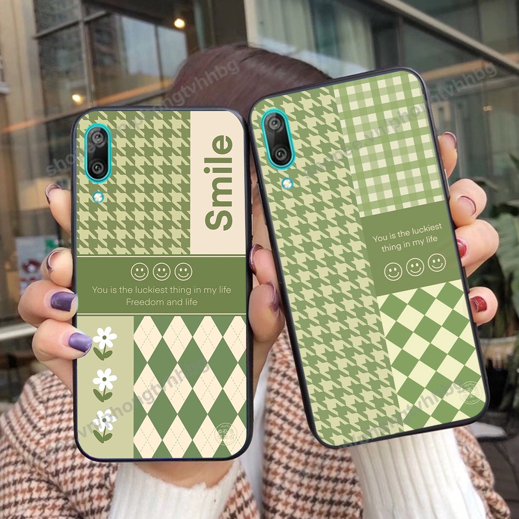 Ốp lưng Huawei Y7 Pro 2019 trái tim mẫu gấu siêu cute thể thao cực bền