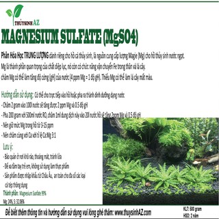 Phân hóa học MgSO4 MAGNESIUM SULFATE 500 gram