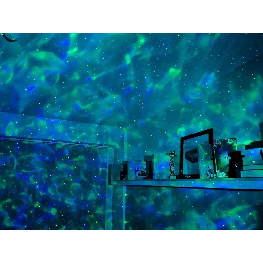Đèn Chiếu Sao Galaxy phòng ngủ chiếu laser ngàn sao trang trí phòng ngủ