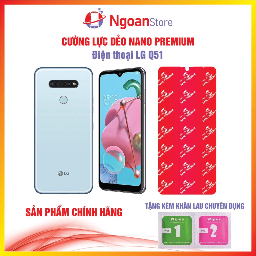 Cường lực dẻo Nano cho Điện thoại LG Q51 - Ngoan Store