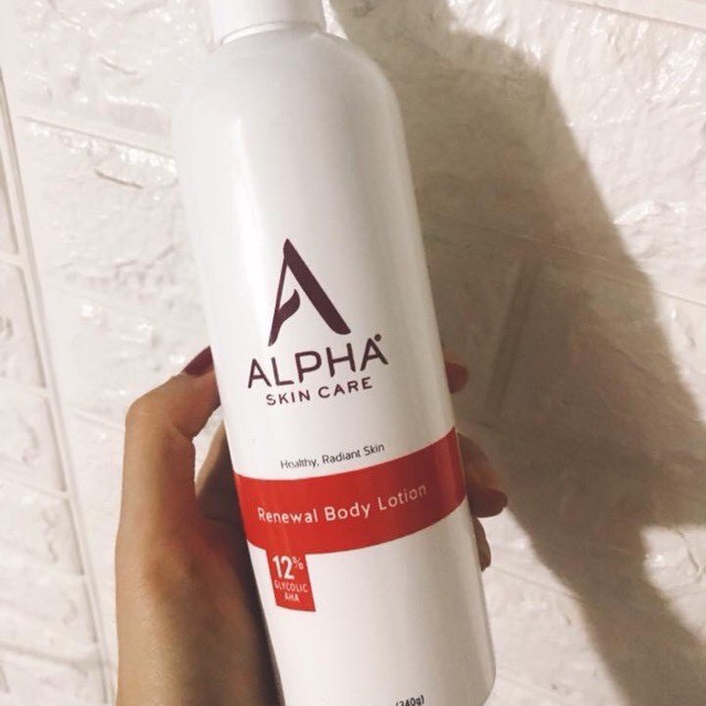 Dưỡng Thể Làm Mềm Mịn Sáng Da Alpha Skincare Renewal Body Lotion 12% AHA 340g