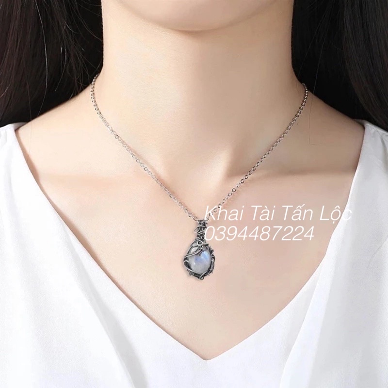 Mặt dây chuyền đá mặt trăng tình yêu hoà hợp