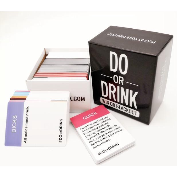 Set Trò Chơi Board Game "Do Or Drink" Vui Nhộn, Dành Cho Gia Đình, Nhóm Bạn