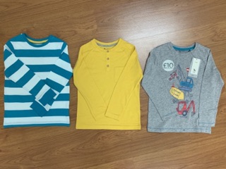 Set 3 áo bé trai lớn 1-4y Tuclothing auth