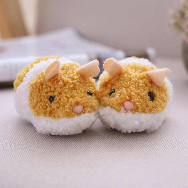 Chuột Hamster Nhồi Bông Chạy Bộ Đáng Yêu Cho Bé