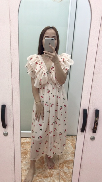 ĐẦM MAXI BÈO NGỰC CỔ TIM (nhiều màu Khách đặt hàng ib shop check hàng còn-hết nhé) | BigBuy360 - bigbuy360.vn