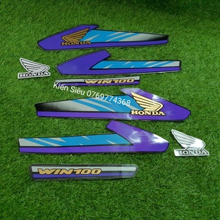 Bộ tem mưa xanh đời 96 win win100cc