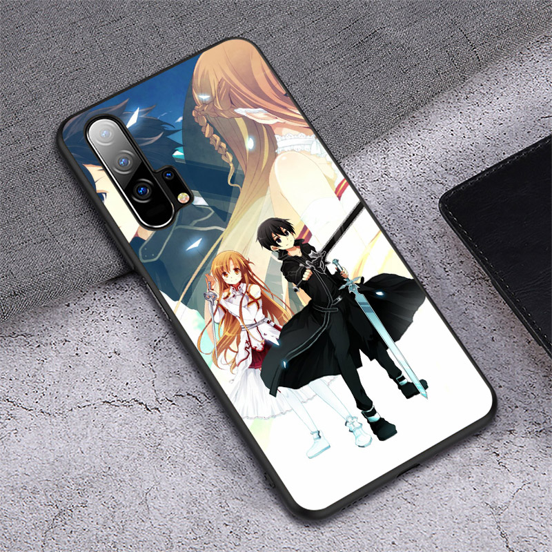 Ốp Lưng Mềm Họa Tiết Sword Art Online Cho Huawei Nova 2 Lite 2i 3 3i 4 4e 5 5t 6 7 Pro Se