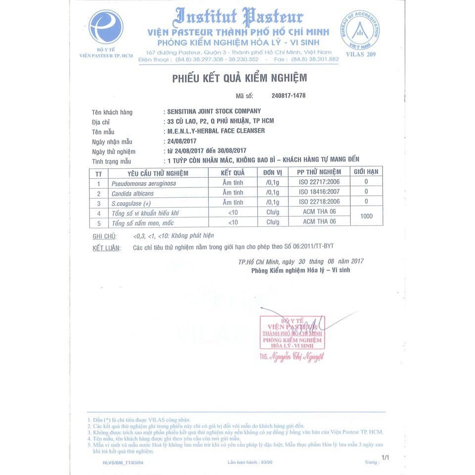 Sữa rửa mặt cho nam Menly 100ml Date 06/2021