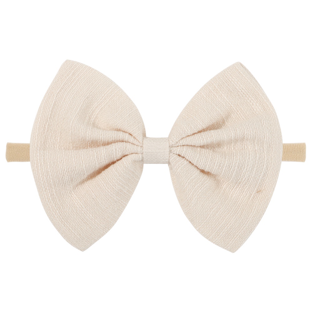 Băng đô Kidsbows nơ làm bằng tay màu trơn dễ thương cho bé gái