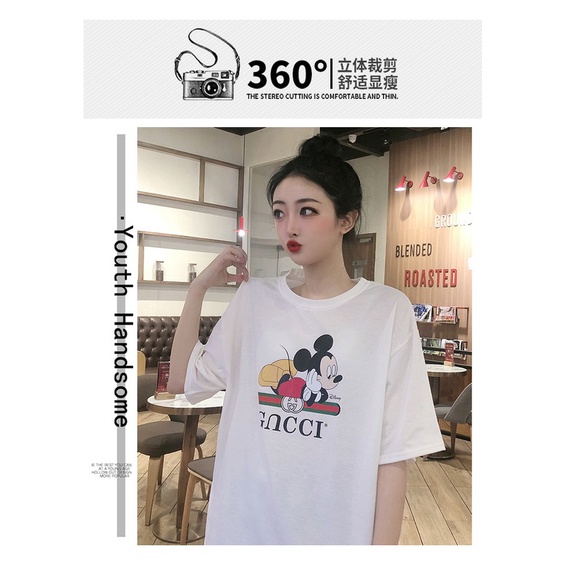 Korean version T-shirts Korean style Tops Popular Tee Women's clothing Women top Recommendation