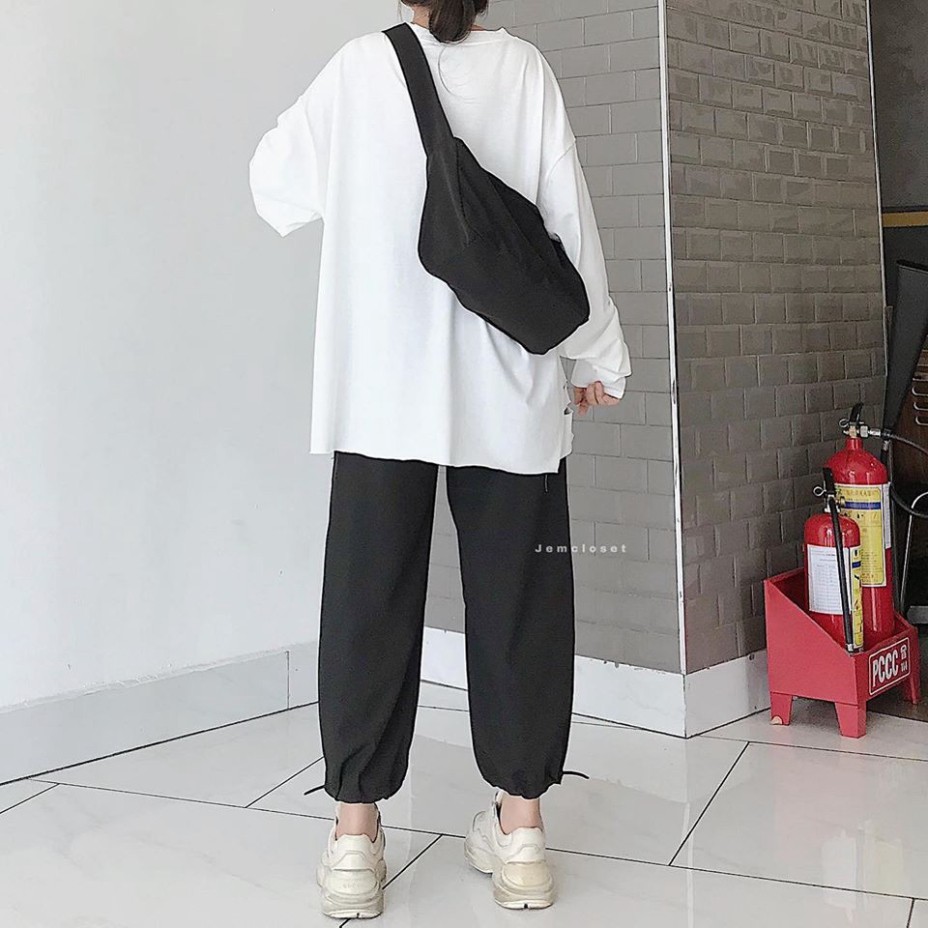 QUẦN JOGGER NỮ RÚT DÂY EO, QUẦN BOOM UNISEX CÁ TÍNH NĂNG ĐỘNG_UNI | BigBuy360 - bigbuy360.vn