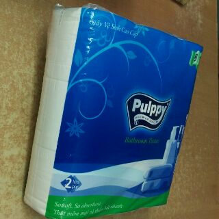 Giấy vệ sinh Pulppy 9 cuộn 2 lớp