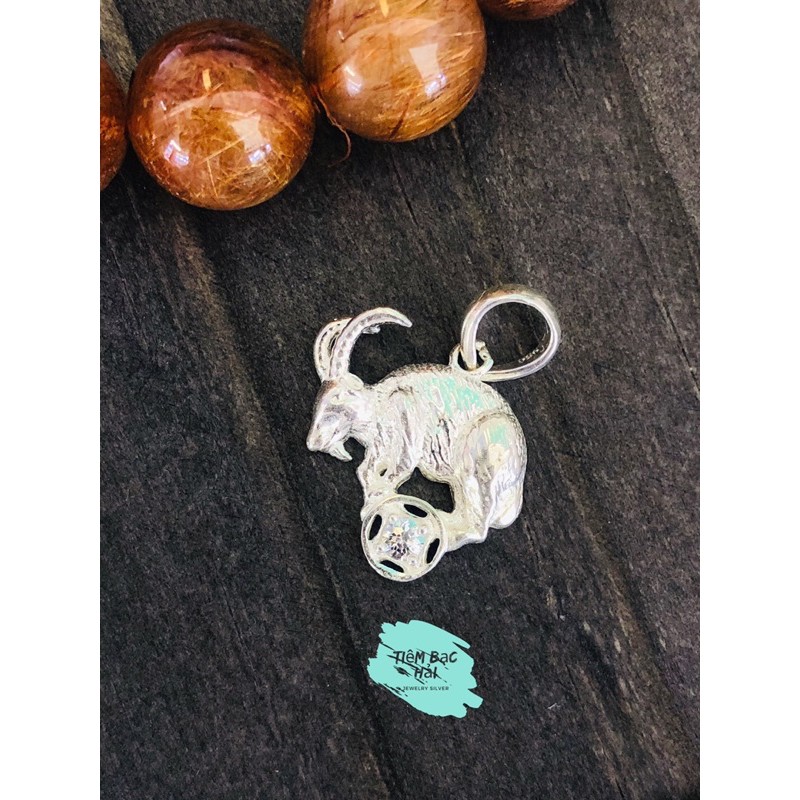 MẶT DÂY CHUYỀN BẠC CON GIÁP KIM TIỀN CHO BÉ