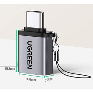 Đầu chuyển Type-C to USB 3.0 Ugreen 50283 (Vỏ Nhôm)