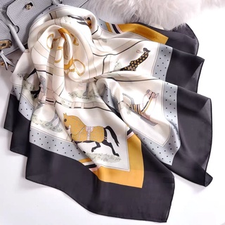 khăn lụa vuông choàng cổ đa năng size 70x70cm - Maben