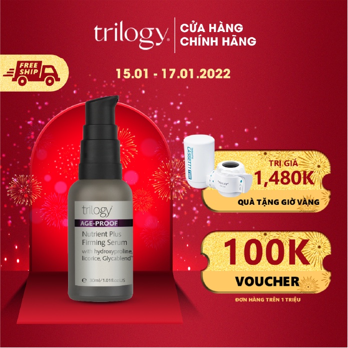 Tinh chất dưỡng da căng mịn Trilogy Age-Proof Nutrient Plus Firming Serum 30ml